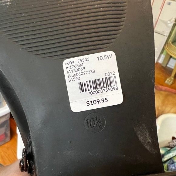 NWT Lane Bryant Ankle Boot 10.5 WW Dream Cloud Chain Link - Picture 4 of 6